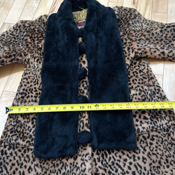 Vintage Milton Funwear Leopard Print Fun Fur Coat - Picture 7 of 11